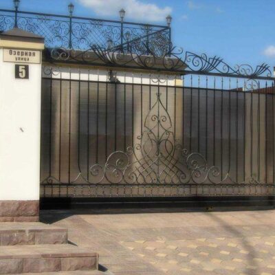 Кованый забор №10